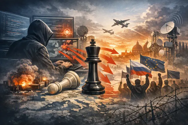 What evidence and developments are behind Latvian President Edgars Rinkevics’s warning that Russia’s hybrid war against Europe has already b