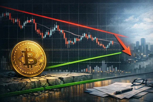 Bitcoin price chart showing $63,000 support, $64,000 resistance and rejection near $65,000