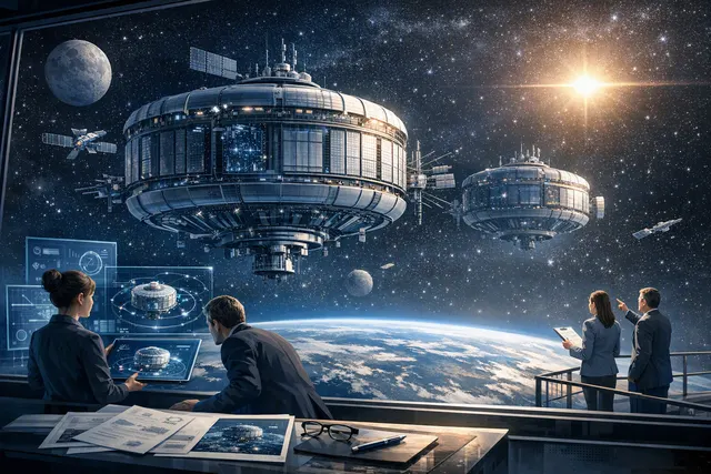 How are insurers beginning to assess risks for orbital AI data centers, what key companies are developing this technology (Starcloud and Lon