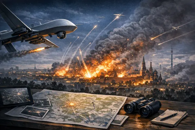 What were the key details of Ukraine's massive drone assault on the Moscow region overnight into Sunday — including the scale of the attack,