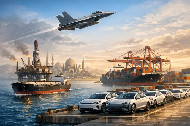 Searching for How are oil prices, the U.S. Iran conflict, and Chinese EV exports interconnected in 2026, based on the latest trade data show