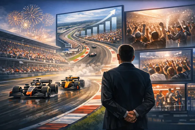 F1 cars racing on track during 2026 season grand prix