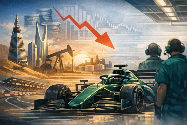 What led Saudi Arabia to freeze Aramco's title sponsorship of the Aston Martin F1 team for 2027, and how does this decision fit into the bro