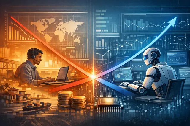 AI agent cost and accuracy comparison with offshore outsourcing labor