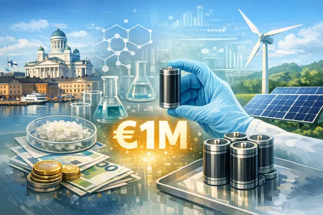 AI-generated editorial image representing Granarium Technologies' renewable supercapacitor technology made from wood and biomass