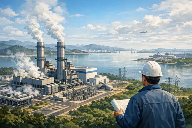 CGN Daesan Phase II gas-fired power plant in Seosan, South Korea