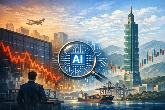 A split-screen visual showing Asian stock market charts and global financial data on August 4, 2026.