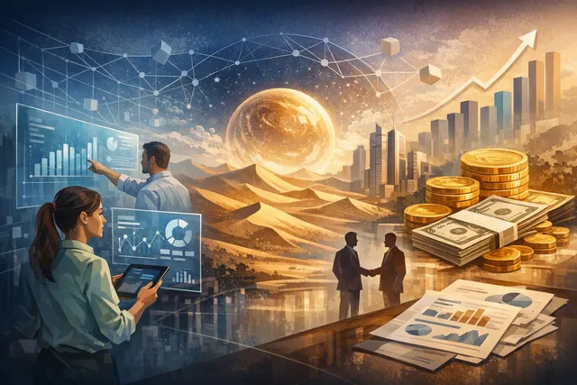 AI-generated illustration representing Arrakis's industrial AI agents deployed in a factory environment