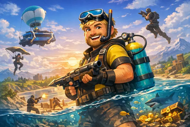 What new Fortnite collaboration was announced involving Dave the Diver, how can players get the Dave Outfit and Dave's Oxygen Tank Back Blin