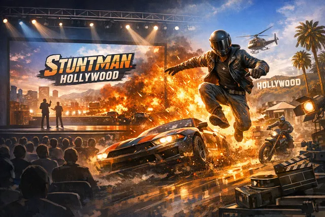 Stuntman: Hollywood game preview featuring licensed movie cars in action, Summer Game Fest 2026