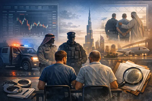 What is known about the recent detention and questioning of Binance employees in the UAE—including where and when they were intercepted, how
