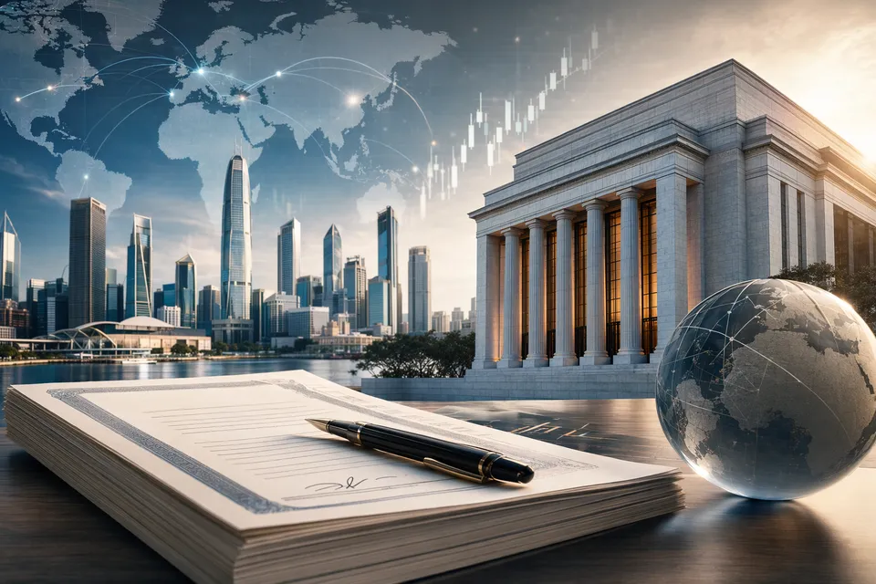 Editorial illustration of HSBC AT1 bond issuance and capital markets data