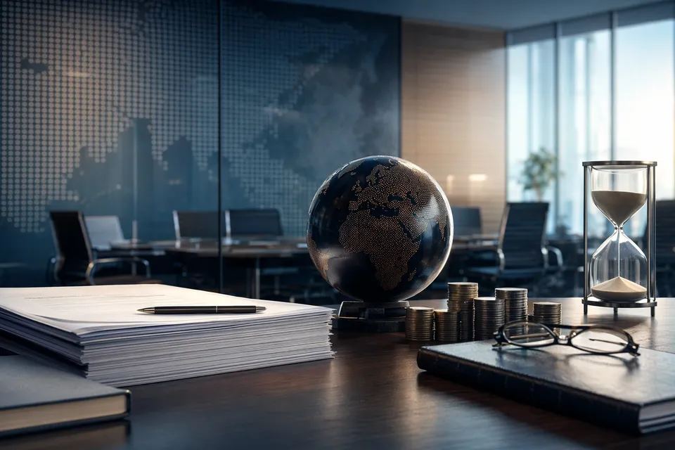 Editorial illustration representing Nokia insider-share filings and executive stock transactions in 2026