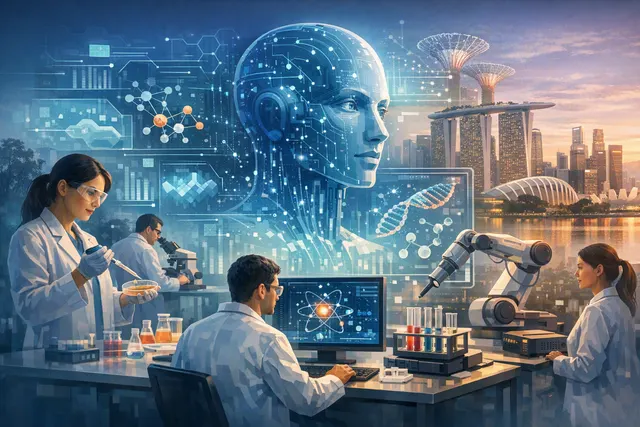 How is Singapore’s $120 million national AI for Science (AI4S) programme, announced through eight research projects in June 2026, using arti