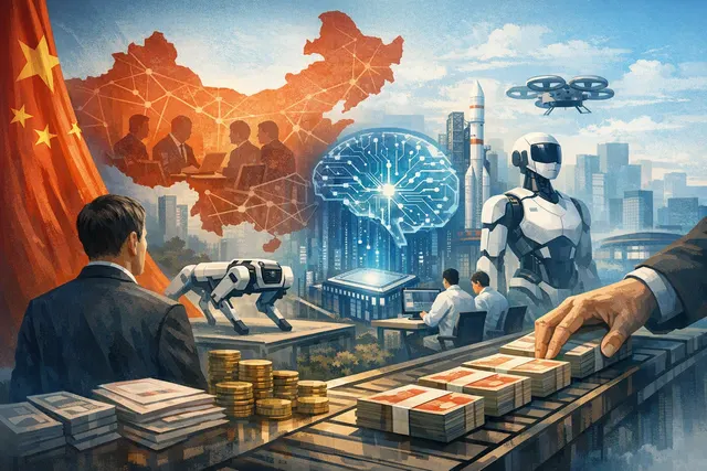 How is the Chinese state reshaping the financing of China's cutting-edge tech sector—encompassing companies like DeepSeek, Zhipu AI, Unitree