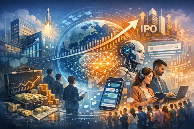 Abstract data visualization representing ChatGPT's growth to 1 billion monthly active users in 2026