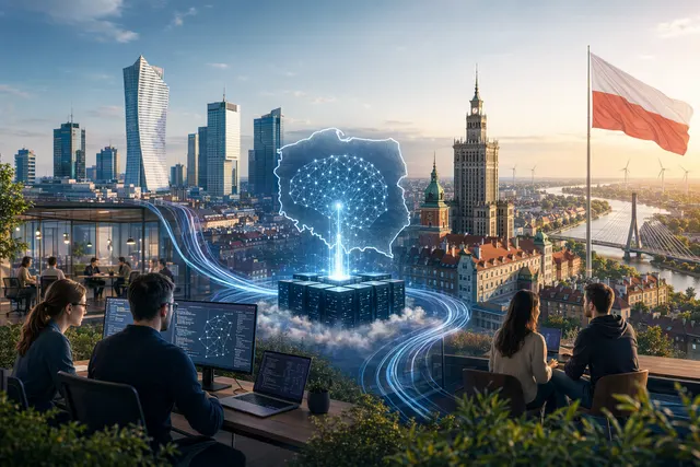 How is Poland evolving from a traditional IT outsourcing hub into a leader in AI‑native software development, and why could its enterprise s