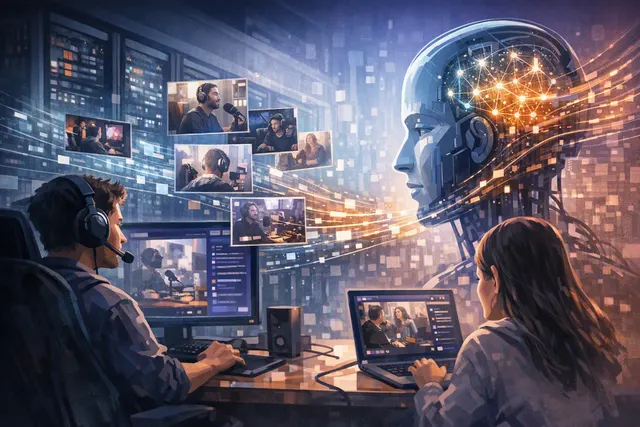 Twitch interface on a computer screen with a toggle for AI training visible in settings