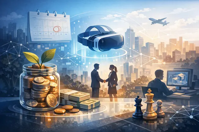 Abstract visualization of an AI-generated architectural rendering, symbolizing Visoid's platform that converts 3D models into photorealistic images.