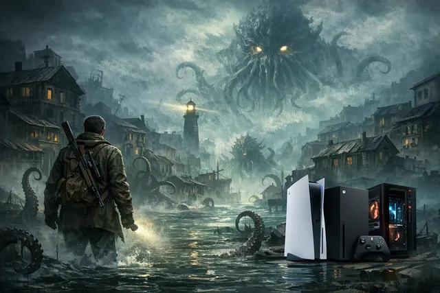 Calvin Rafferty explores the flooded, Lovecraftian streets of Arkham in The Sinking City 2
