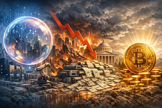 Arthur Hayes AI Bitcoin $1 million thesis illustration