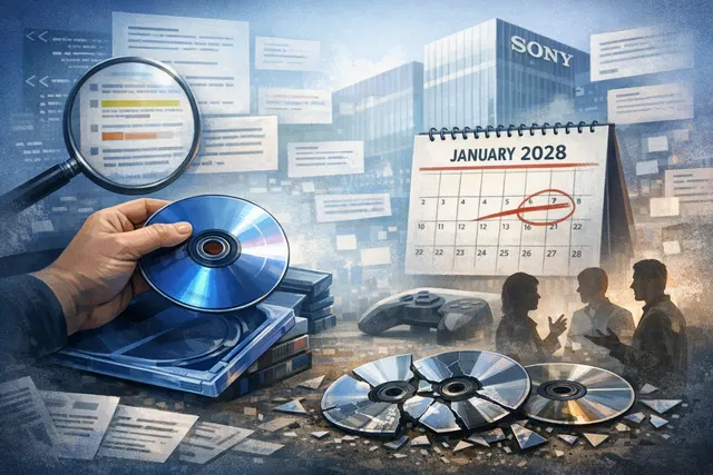 Search & fact check with cited sources for What are the key details and reactions surrounding Sony's announcement that it will end physical