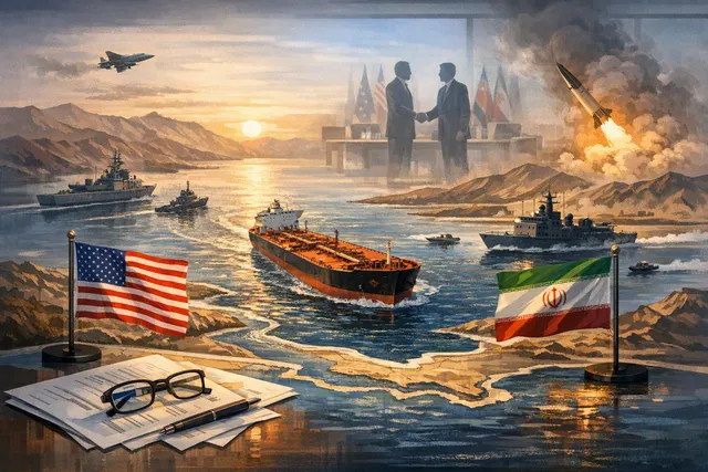 What is the current status of the diplomatic efforts to reopen the Strait of Hormuz, including the contradictory signals between U.S. offici