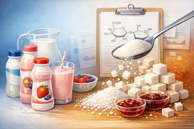 why yogurt drinks contain hight sugar level