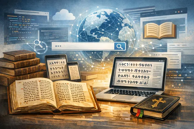 Can you find ONLINE, other sites that have ALL the 81 books with the Geʿez script characters, with all the bible books in it?